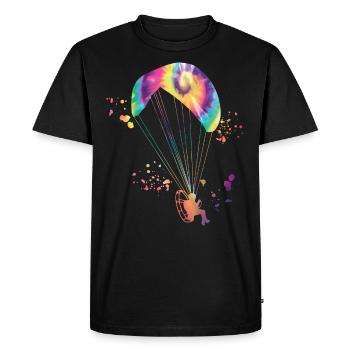 Motorized Paragliding PPG Paramotoring - Men's Premium Organic T-Shirt - black - Front - Nico (187cm)