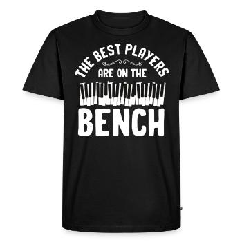 Les meilleurs joueurs Pianiste Pianiste - T-shirt Premium bio Homme - noir - Devant - Nico (187cm)