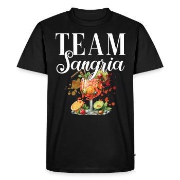 Cocktail Bartender Team Sangria - T-shirt Premium bio Homme - noir - Devant - Nico (187cm)