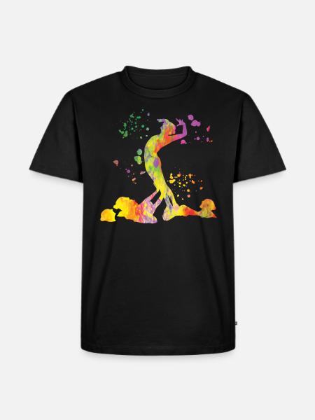 Artistic Swim Team Synchronized Swimming - Men's Premium Organic T-Shirt - black