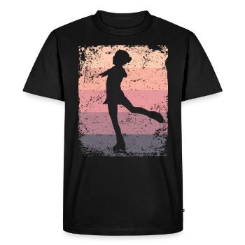 Figure Skating Figure Skating Ice Skating - Men's Premium Organic T-Shirt - black - Front - Nico (187cm)