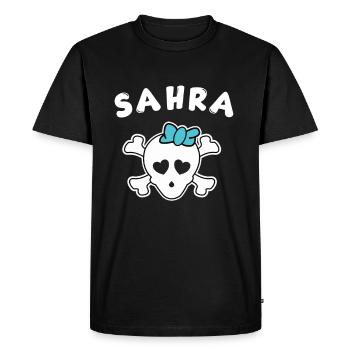 Pirate Sahra Design for Girls and Women - Men's Premium Organic T-Shirt - black - Front - Nico (187cm)