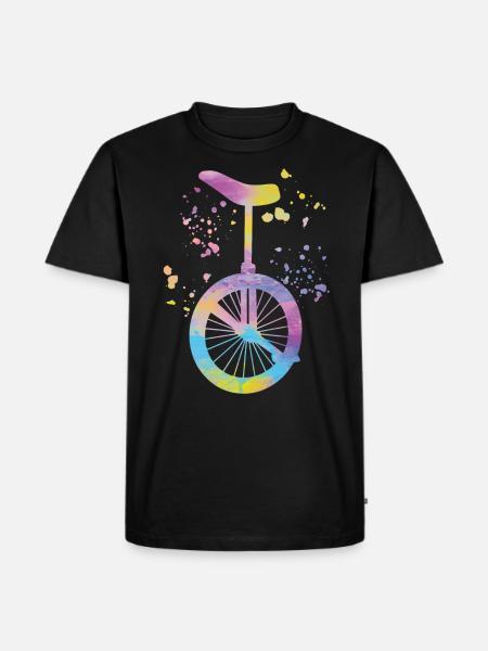 Unicyclist unicycle unicycle - Men's Premium Organic T-Shirt - black