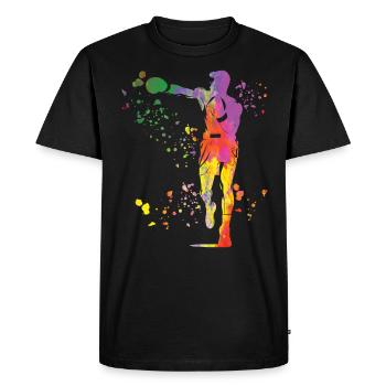 Boxing Fighter Enfants Boxing Match Boxer - T-shirt Premium bio Homme - noir - Devant - Nico (187cm)