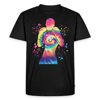 Boxing Fighter Enfants Boxing Match Boxer - T-shirt Premium bio Homme - noir - Devant - Nico (187cm)