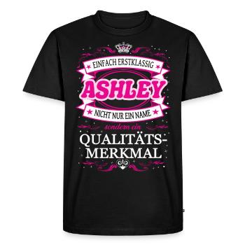 Quality Feature Ashley Simply Top Notch Outfit - Men's Premium Organic T-Shirt - black - Front - Nico (187cm)