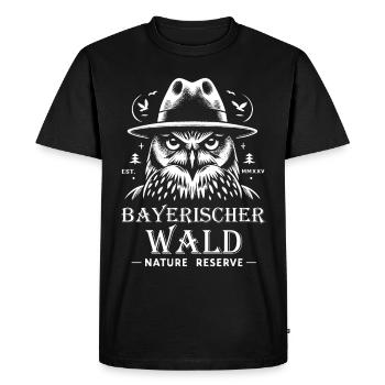 Bavarian Forest – Natural Paradise Design - Men's Premium Organic T-Shirt - black - Front - Nico (187cm)