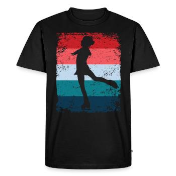 Figure Skating Figure Skating Skating - Men's Premium Organic T-Shirt - black - Front - Nico (187cm)