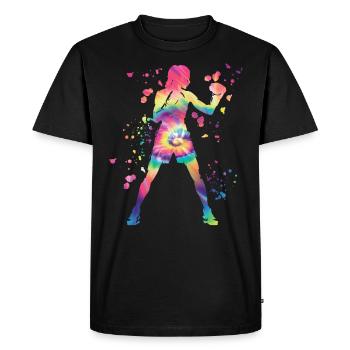 Boxing Fighter Kids Boxing Match Boxer - Men's Premium Organic T-Shirt - black - Front - Nico (187cm)