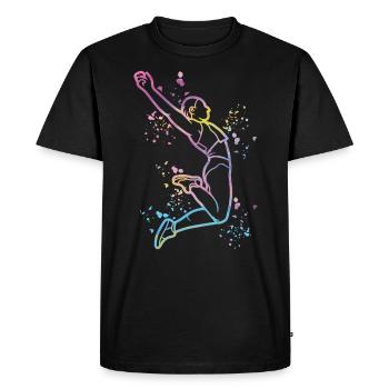 Long Jumpers Long Jump Kids Long Jump - Men's Premium Organic T-Shirt - black - Front - Nico (187cm)