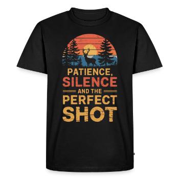 Photographie animalière Photographie de nature Photographie - T-shirt Premium bio Homme - noir - Devant - Nico (187cm)