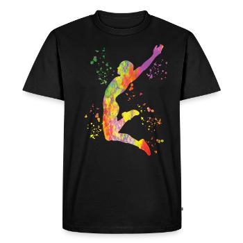 Long Jumpers Long Jump Kids Long Jump - Men's Premium Organic T-Shirt - black - Front - Nico (187cm)