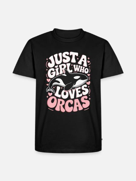 Orque Disant Fille - T-shirt Premium bio Homme - noir
