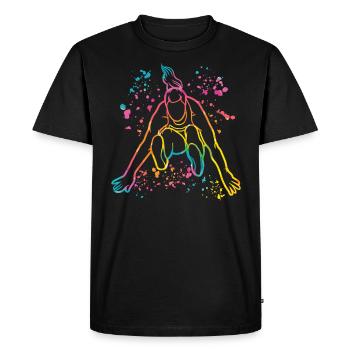 Long Jumpers Long Jump Kids Long Jump - Men's Premium Organic T-Shirt - black - Front - Nico (187cm)