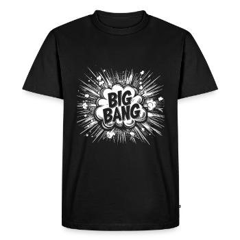 Big Bang Outfit - Explosion de bande dessinée dans le design - T-shirt Premium bio Homme - noir - Devant - Nico (187cm)