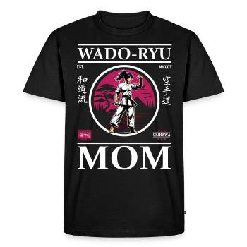 Wado Ryu Mom - Design de karaté cool pour les mamans - T-shirt Premium bio Homme - noir - Devant - Nico (187cm)