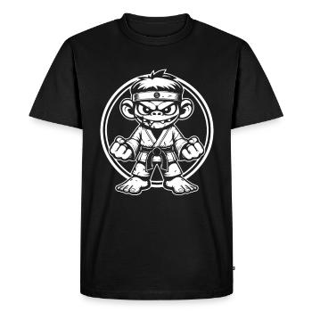 Martial Arts Freak – Vivre pour le combat - T-shirt Premium bio Homme - noir - Devant - Nico (187cm)