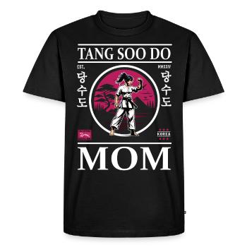 Tang so Do Mom - Martial Arts Mom Design - Men's Premium Organic T-Shirt - black - Front - Nico (187cm)