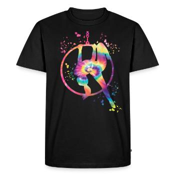 Aerialist Aerial Ring Lyra Air Ring - Men's Premium Organic T-Shirt - black - Front - Nico (187cm)