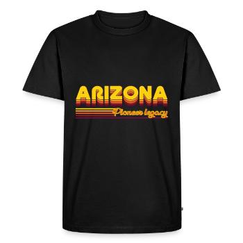 cool Arizona USA states design - Men's Premium Organic T-Shirt - black - Front - Nico (187cm)