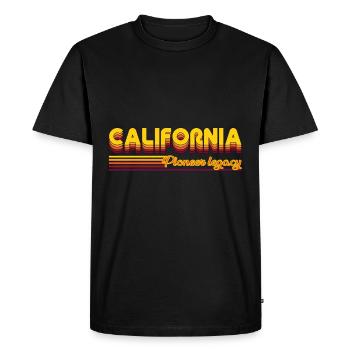 design cool des États californiens des États-Unis - T-shirt Premium bio Homme - noir - Devant - Nico (187cm)