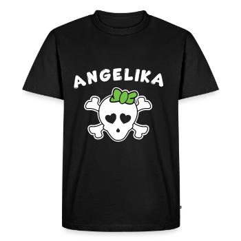 Pirate Angelika Design pour les filles et les femmes - T-shirt Premium bio Homme - noir - Devant - Nico (187cm)