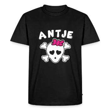 Pirate Antje Design for girls and women - Men's Premium Organic T-Shirt - black - Front - Nico (187cm)