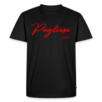 Pugliese Tango - Men's Premium Organic T-Shirt - black - Front - Nico (187cm)
