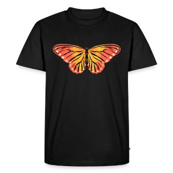 Papillon - T-shirt Premium bio Homme - noir - Devant - Nico (187cm)