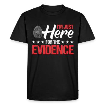 Forensic Scientist Forensic Forensic Science - Men's Premium Organic T-Shirt - black - Front - Nico (187cm)