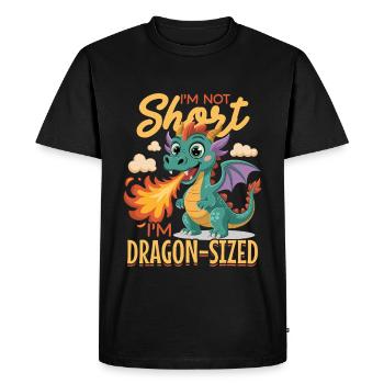 Fantasy Dragon Mythical Creatures - Men's Premium Organic T-Shirt - black - Front - Nico (187cm)