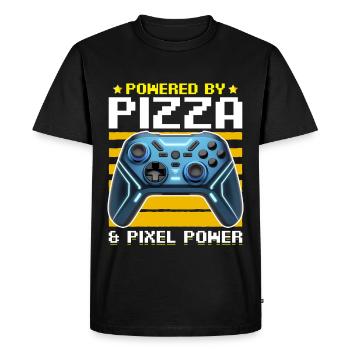 Gamer Gaming Controller Video Game - Men's Premium Organic T-Shirt - black - Front - Nico (187cm)