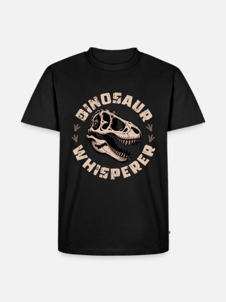 Dinosaur T-Rex kids - Männer Premium Bio T-Shirt - Schwarz