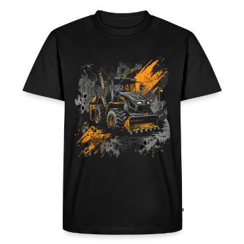 Skid steer loader enthusiasts - Men's Premium Organic T-Shirt - black - Front - Nico (187cm)