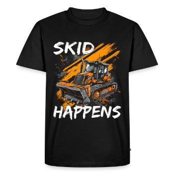 Skid steer loader enthusiasts - Men's Premium Organic T-Shirt - black - Front - Nico (187cm)