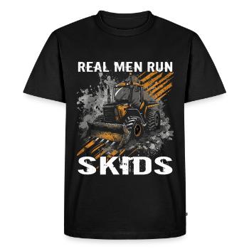 Skid steer loader enthusiasts - Men's Premium Organic T-Shirt - black - Front - Nico (187cm)