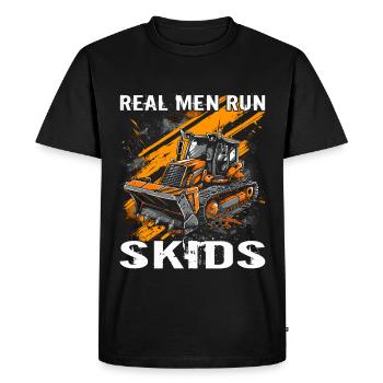 Skid steer loader enthusiasts - Men's Premium Organic T-Shirt - black - Front - Nico (187cm)
