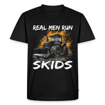 Skid steer loader enthusiasts - Men's Premium Organic T-Shirt - black - Front - Nico (187cm)