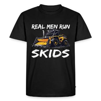 Skid steer loader enthusiasts - Men's Premium Organic T-Shirt - black - Front - Nico (187cm)