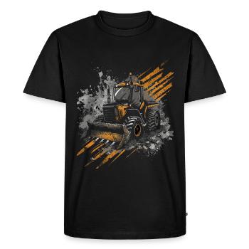Skid steer loader enthusiasts - Men's Premium Organic T-Shirt - black - Front - Nico (187cm)