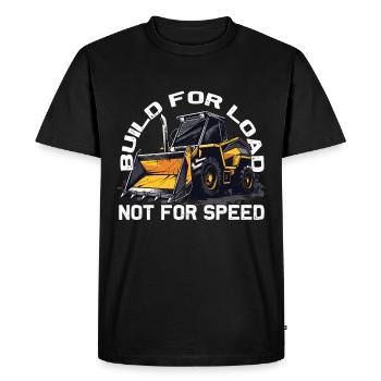 Skid steer loader enthusiasts - Men's Premium Organic T-Shirt - black - Front - Nico (187cm)