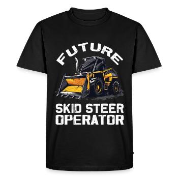 Skid steer loader enthusiasts - Men's Premium Organic T-Shirt - black - Front - Nico (187cm)