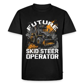 Skid steer loader enthusiasts - Men's Premium Organic T-Shirt - black - Front - Nico (187cm)
