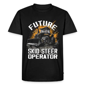 Skid steer loader enthusiasts - Men's Premium Organic T-Shirt - black - Front - Nico (187cm)