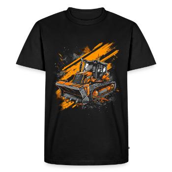 Skid steer loader enthusiasts - Men's Premium Organic T-Shirt - black - Front - Nico (187cm)