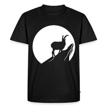 Chèvre - (3) - T-shirt Premium bio Homme - noir - Devant - Nico (187cm)