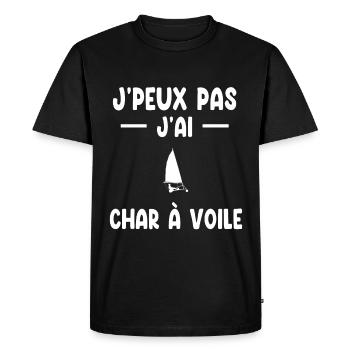 I can't I have sand yachting driver gift - Men's Premium Organic T-Shirt - black - Front - Nico (187cm)
