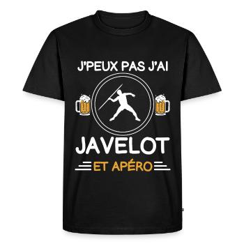 I can't I have javelin aperitif athlete - Men's Premium Organic T-Shirt - black - Front - Nico (187cm)