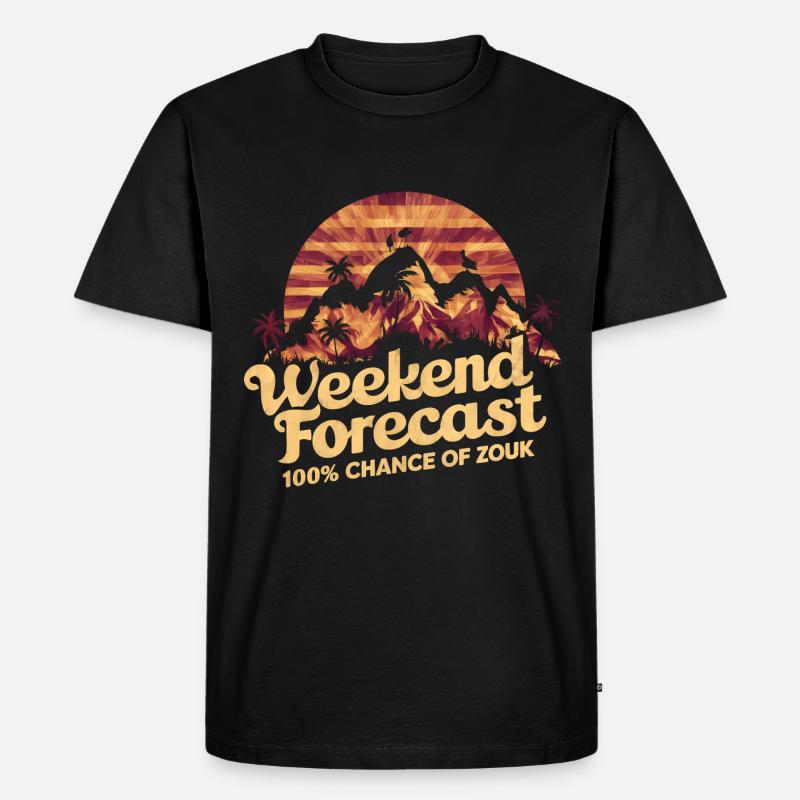 Zouk-Tanz-Geschenk - Männer Premium Bio T-Shirt - Schwarz
