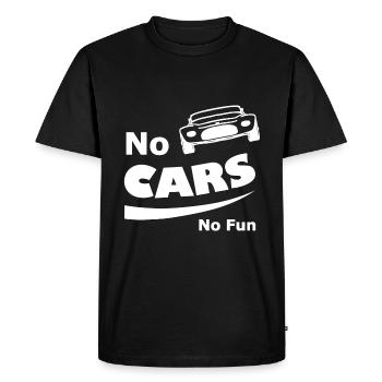 Gas and displacement - Men's Premium Organic T-Shirt - black - Front - Nico (187cm)